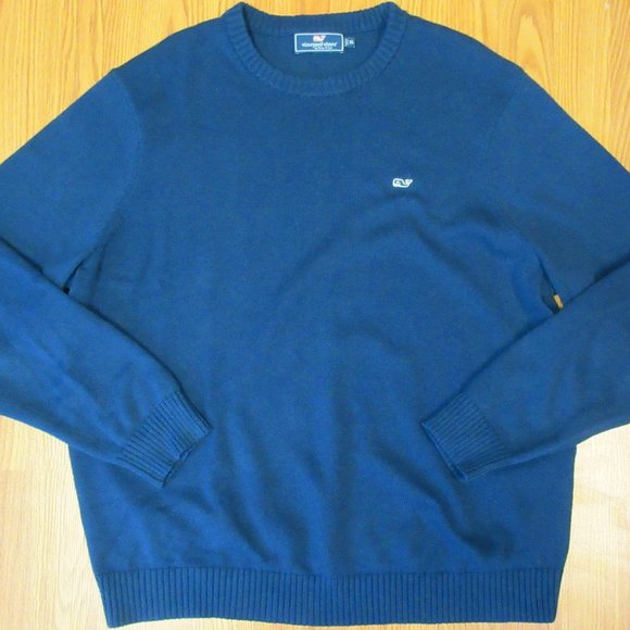 Vineyard Vines Other - VINEYARD VINES Mens 100% SWEATER NAVY BLUE X-LARGE